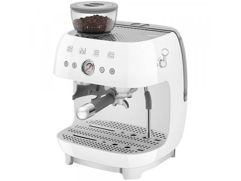 Кофемашина Smeg EGF03WHEU белый/серебристый Кофемашина Smeg EGF03WHEU белый/серебристый