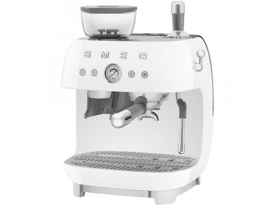 Кофемашина Smeg EGF03WHEU белый/серебристый