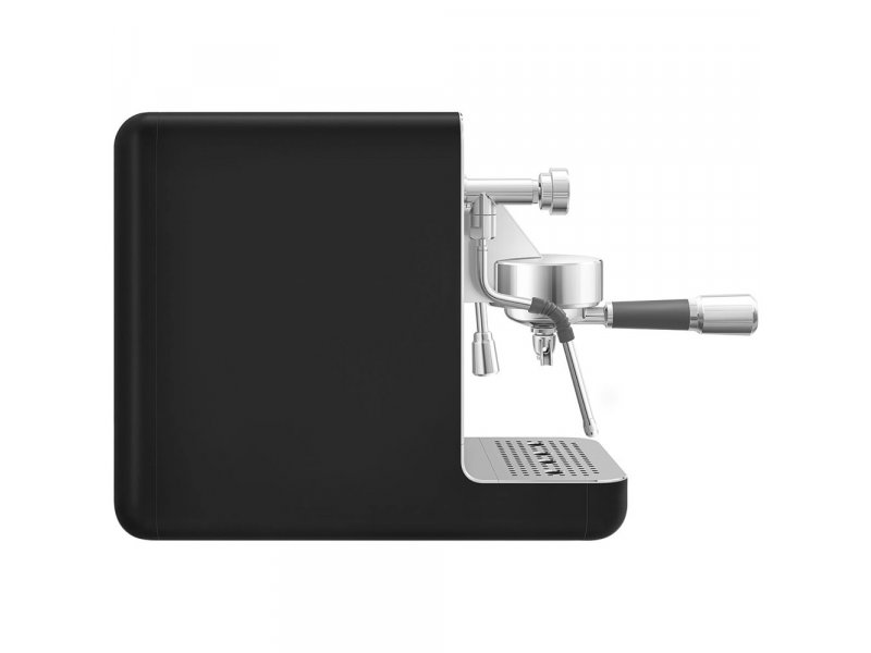 Smeg EMC02BLMEU — левый профиль, пропорции корпуса