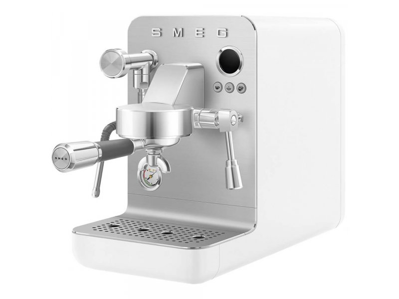 Кофеварка Smeg EMC02WHMEU белый