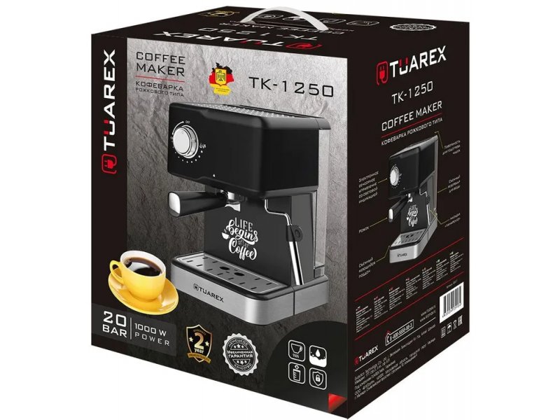 Кофеварка Tuarex TK-1250 черный