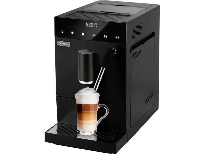 Кофемашина Vitek Metropolis VT-8701 черный