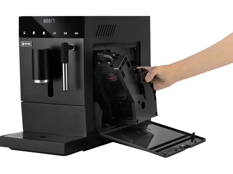 Кофемашина Vitek Metropolis VT-8701 черный