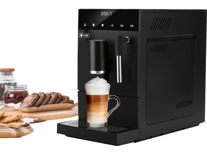 Кофемашина Vitek Metropolis VT-8701 черный
