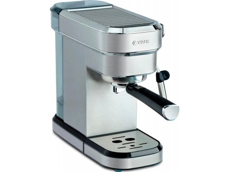 Кофеварка Vitek VT-1509 серебристый Кофеварка Vitek VT-1509 серебристый