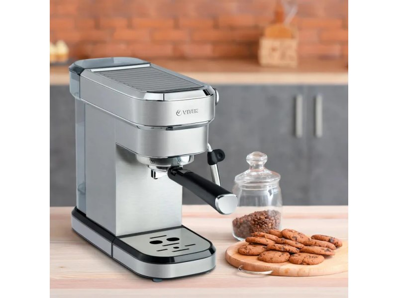 Кофеварка Vitek VT-1509 серебристый Кофеварка Vitek VT-1509 серебристый