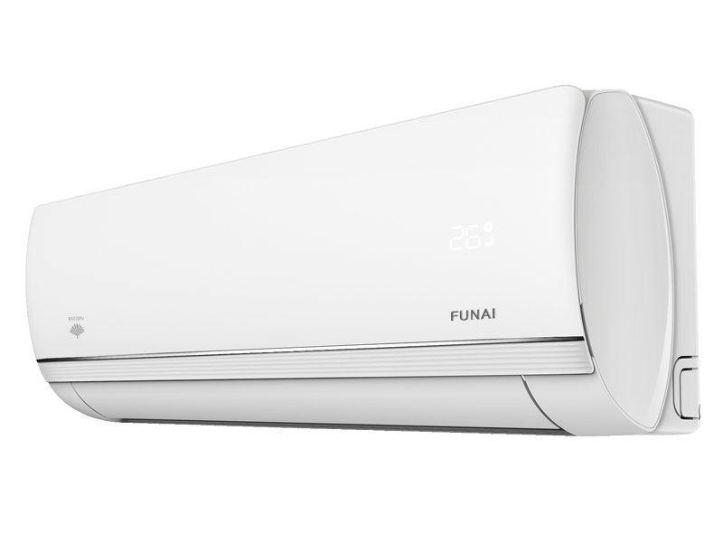 Funai Kadzoku RAC-KD35HP.D02 внутренний блок — боковой профиль, тонкий корпус 198 мм