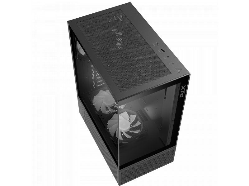 Корпус ADATA XPG INVADER X MINI [INVADERXMINIMT-BKCWW] черный