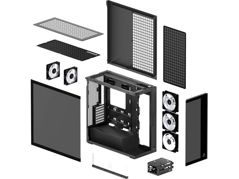 Корпус Arctic Xtender Black [ACPCC00015A] черный