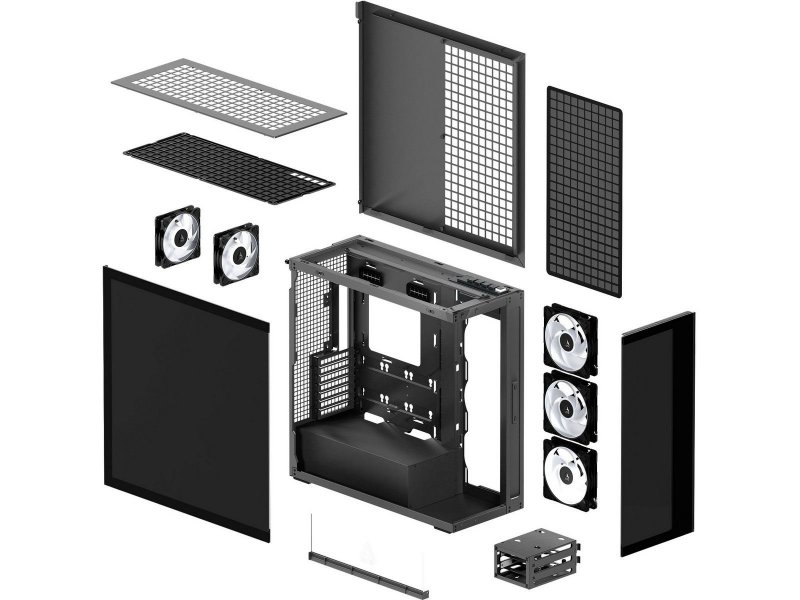 Корпус Arctic Xtender Mirror Black [ACPCC00018A] черный