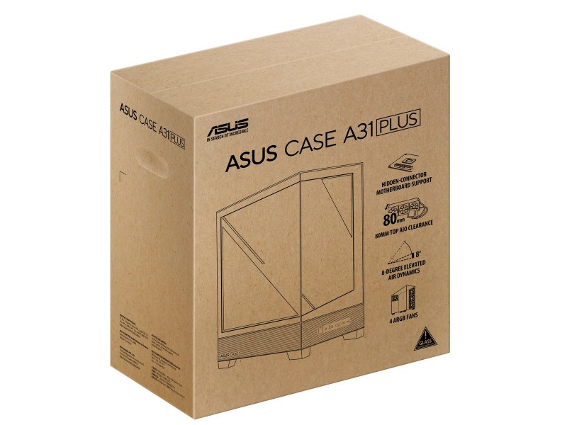Корпус Asus A31 PLUS [90DC00R0-B19000] черный