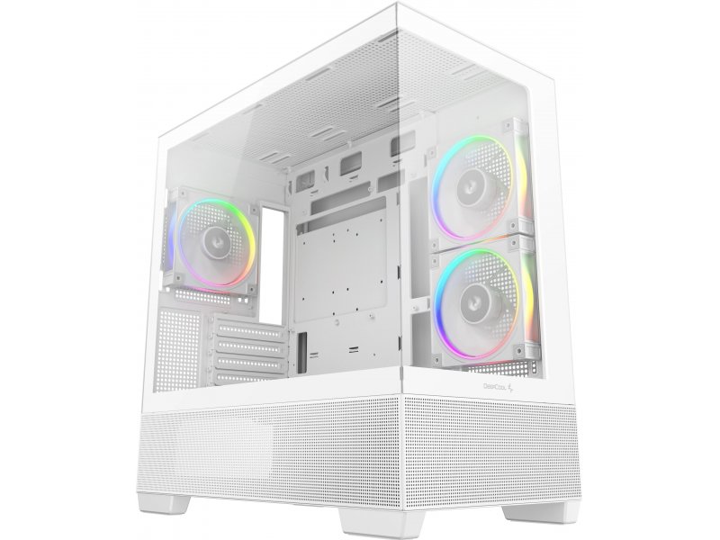 Корпус DeepCool CG380 3F [R-CG380-WHAGM3-G] белый