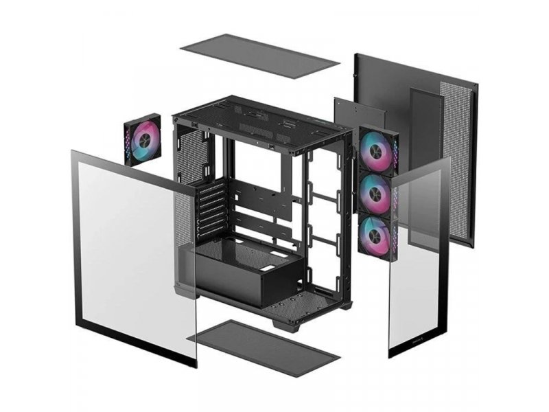 Корпус DeepCool CG580 4F [R-CG580-BKADA4-G-1] черный
