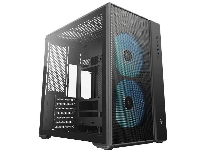 Корпус DeepCool CG590 MESH 2F [R-CG590MESH-BKANA2-G] черный