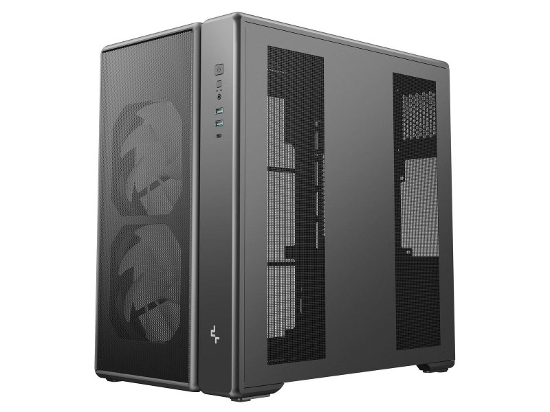 Корпус DeepCool CG590 MESH 2F [R-CG590MESH-BKANA2-G] черный