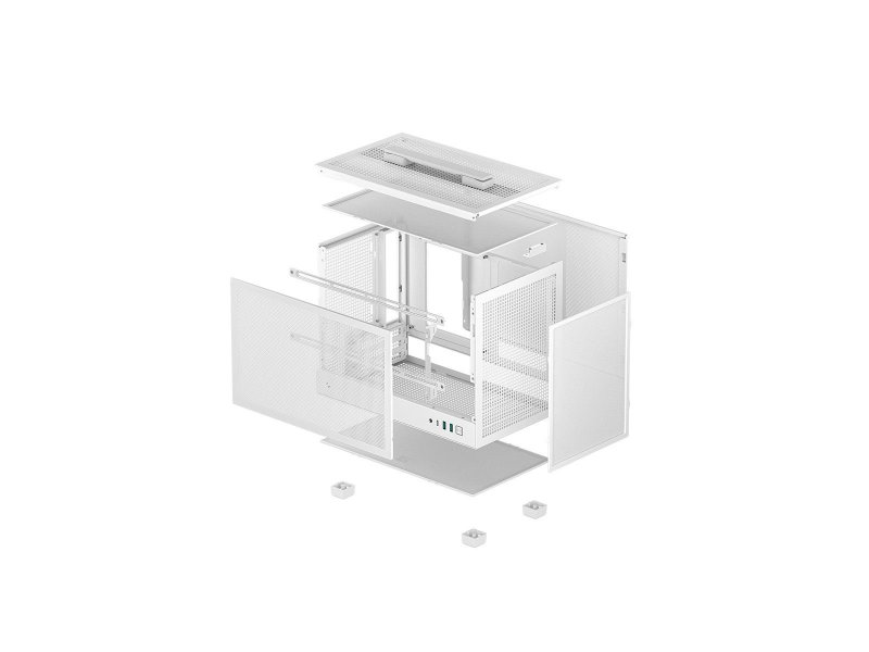 Корпус DeepCool CH160 MESH [R-CH160-WHNMI0-G-1] белый