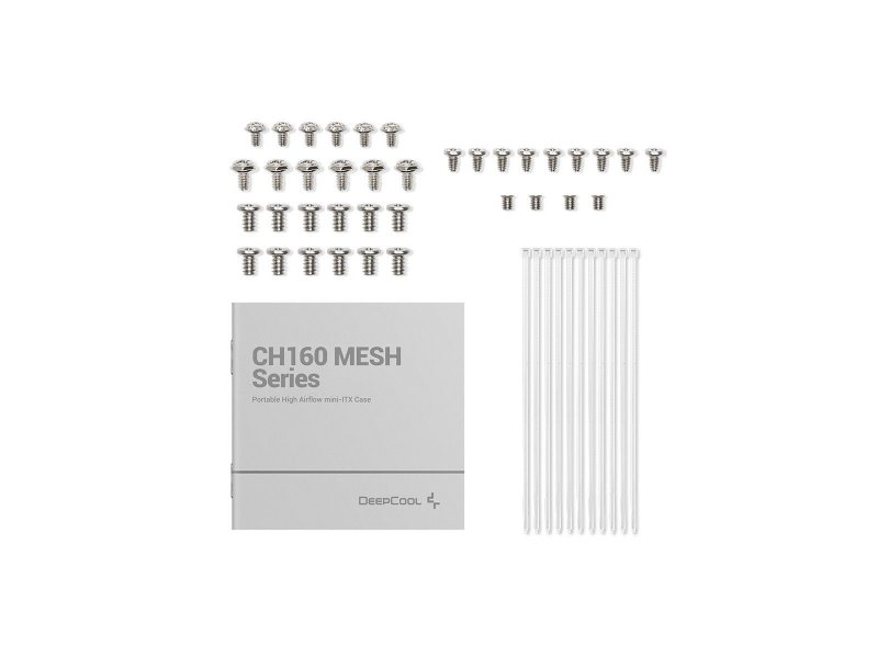 Корпус DeepCool CH160 MESH [R-CH160-WHNMI0-G-1] белый