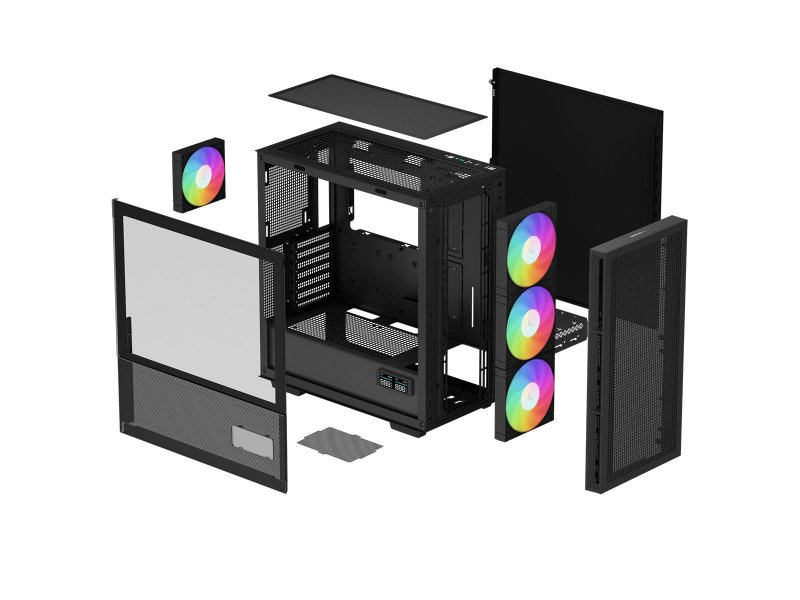 Корпус Deepcool CH560 DIGITAL [R-CH560-BKAPE4D-G-1] черный