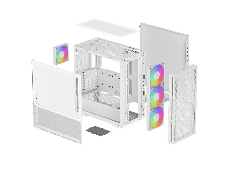 Корпус Deepcool CH560 [R-CH560-WHAPE4-G-1] белый