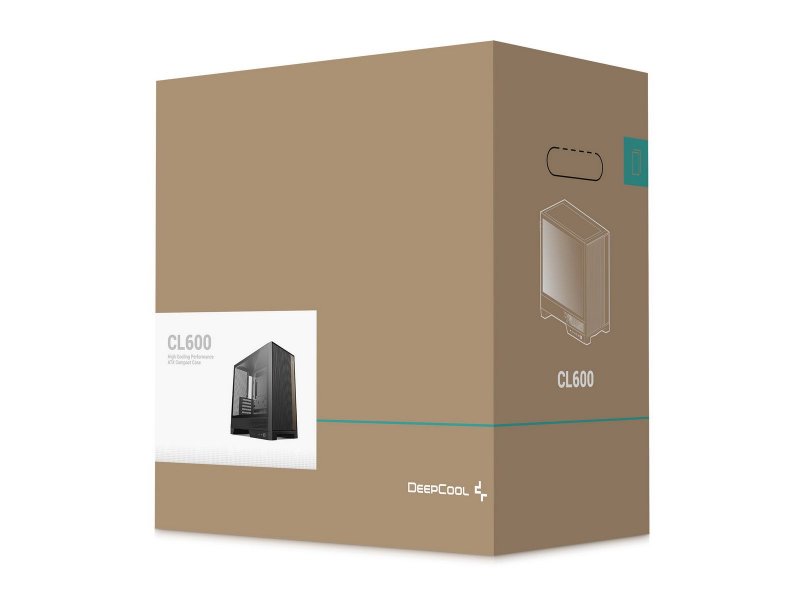 Корпус DeepCool CL600 [R-CL600-BKNNA2-G-1] черный