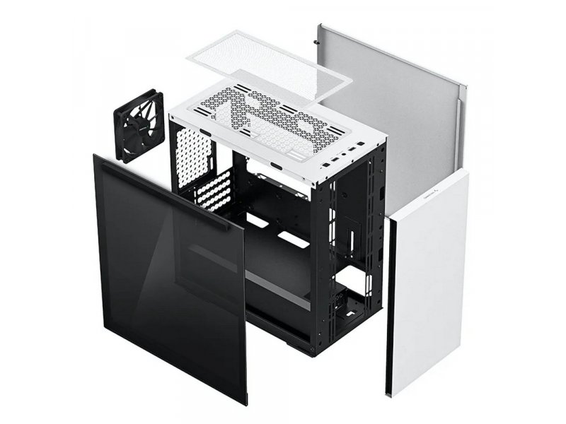 Корпус Deepcool MACUBE 110 [R-MACUBE110-WHNGM1N-G-1] белый