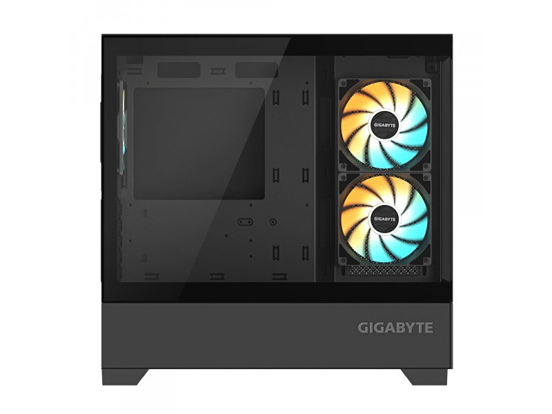 Корпус Gigabyte C201 Panoramic [C201P M-ATX CASE] черный