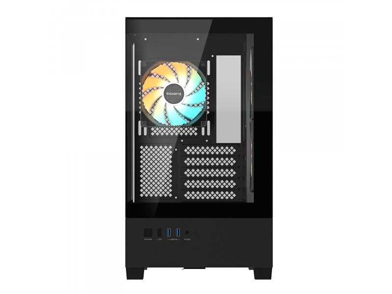 Корпус Gigabyte C201 Panoramic [C201P M-ATX CASE] черный