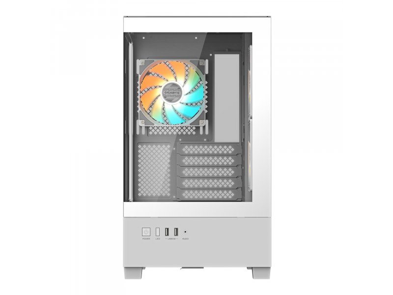 Корпус Gigabyte C201 Panoramic [C201PI M-ATX CASE] белый