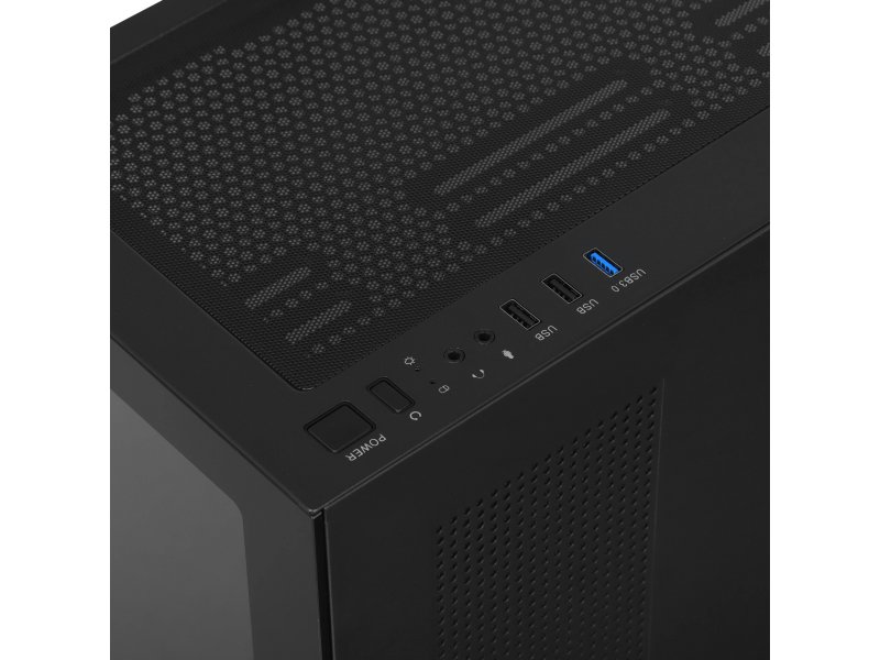 Корпус Powercase Luminous [CLB-L0] черный