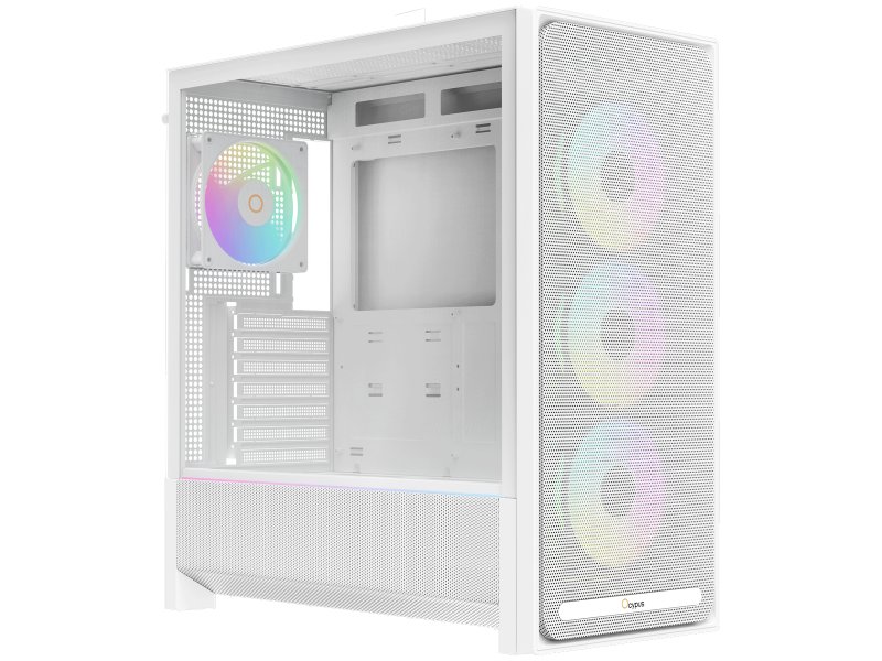 Корпус Ocypus Delta C70 ARGB [Delta-C70-WHG400XX-GL] белый