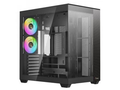 Корпус Ocypus Delta C74 ARGB [Delta-C74-BKD200XX-GL] черный