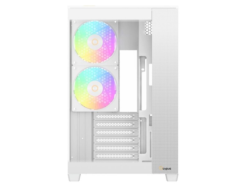 Корпус Ocypus Delta C74 ARGB [Delta-C74-WHD200XX-GL] белый