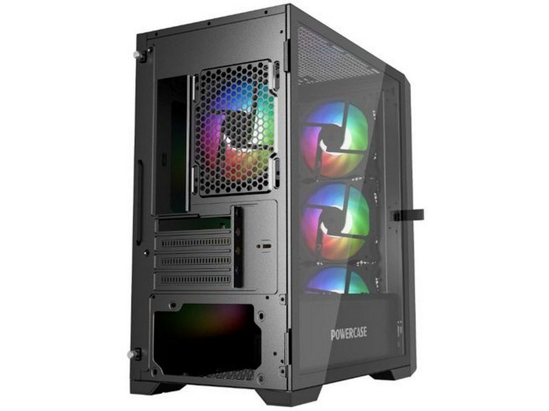 Корпус PowerCase Alisio Micro X4B V2 [CAMCXB-A4] черный