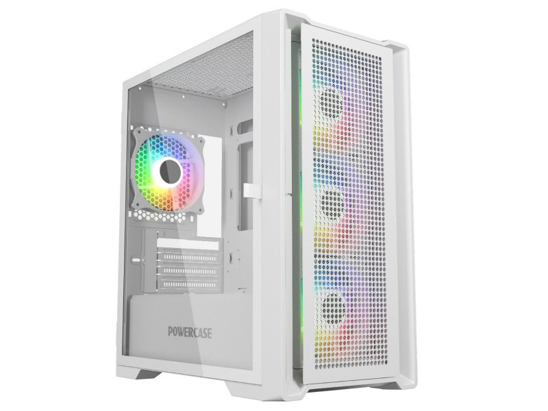 Корпус PowerCase Alisio Micro X4W V2 [CAMCXW-A4] белый