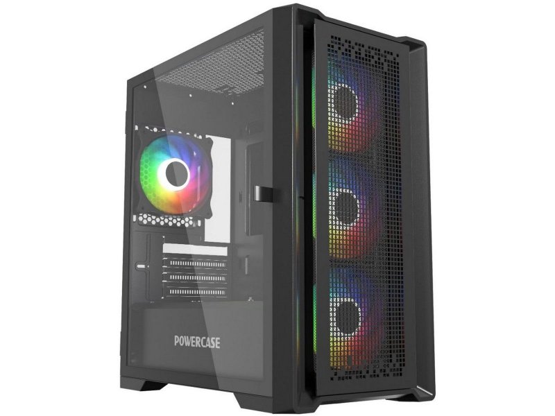 Корпус PowerCase ByteFlow Micro [CAMBFB-A4] черный