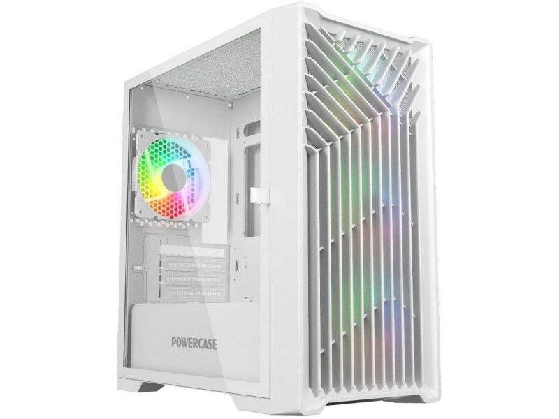 Корпус Powercase Mistral Micro X4W [CMMXW-L4] белый