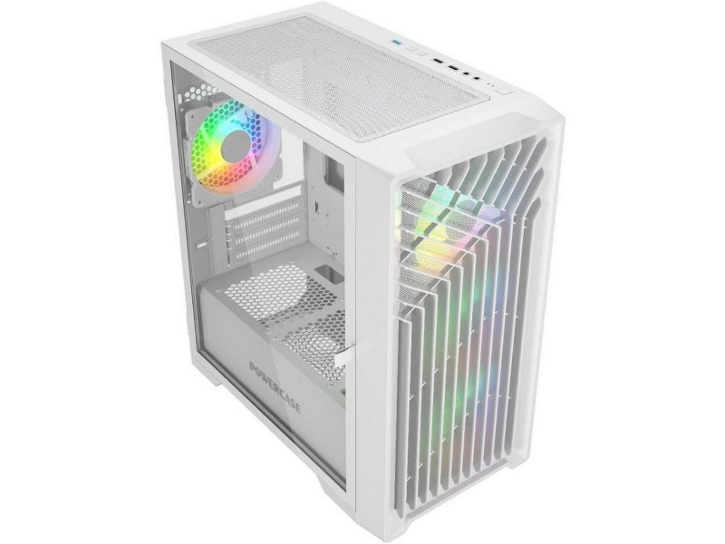 Корпус Powercase Mistral Micro X4W [CMMXW-L4] белый
