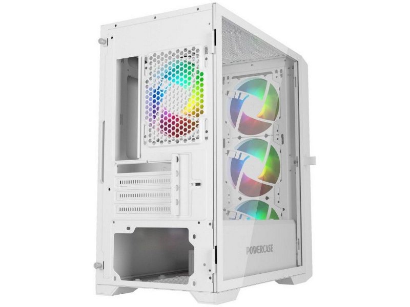 Корпус Powercase Mistral Micro X4W [CMMXW-L4] белый
