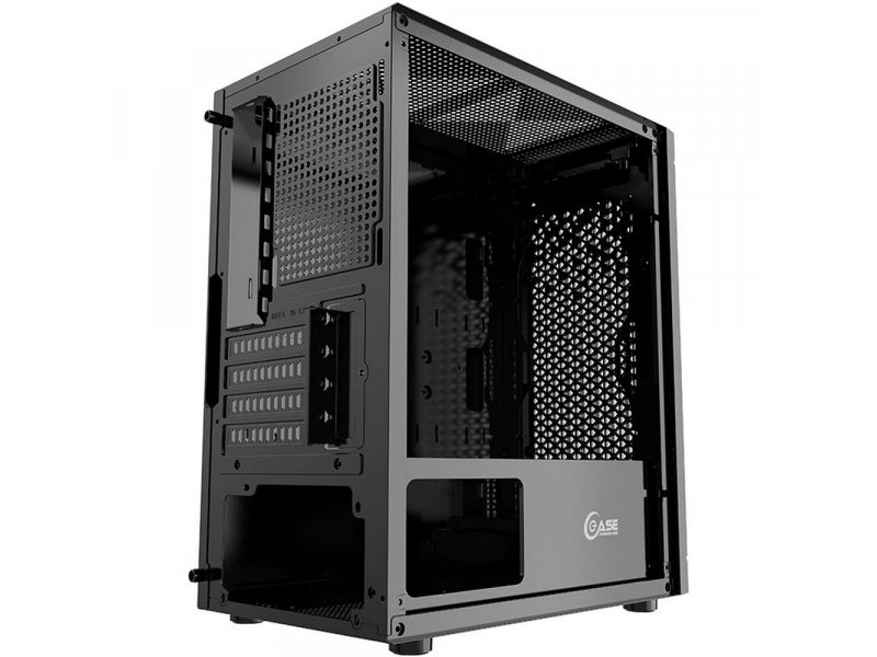 Корпус Powercase Mistral Micro Z3B Mesh LED [CMIMZB-L3] черный