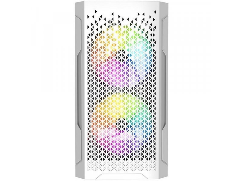 Корпус Powercase Mistral Micro Z3W Mesh LED [CMIMZW-L3] белый