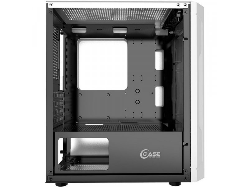 Корпус Powercase Mistral Micro Z3W Mesh LED [CMIMZW-L3] белый