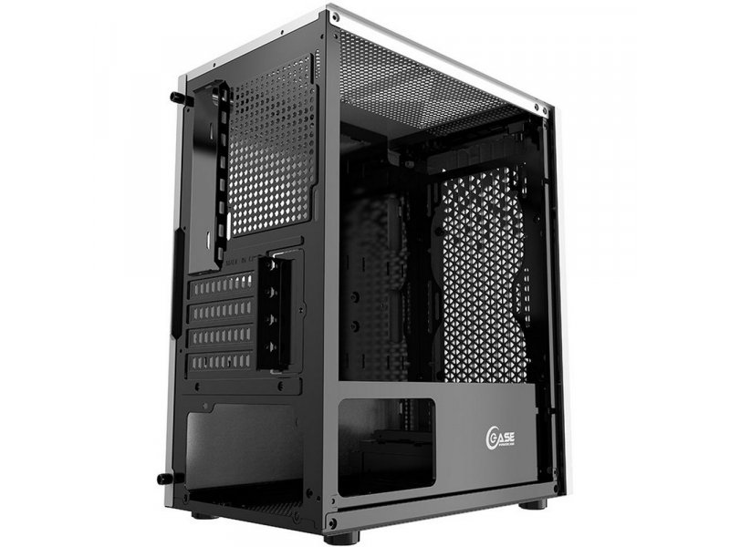 Корпус Powercase Mistral Micro Z3W Mesh LED [CMIMZW-L3] белый