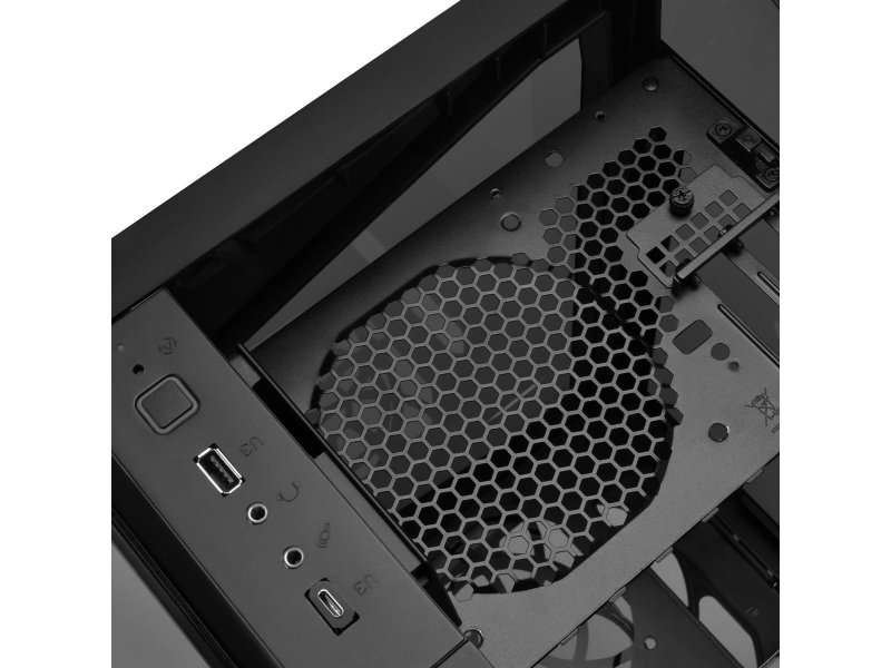 Корпус Silverstone Lucid [SST-LD03B-AF] черный