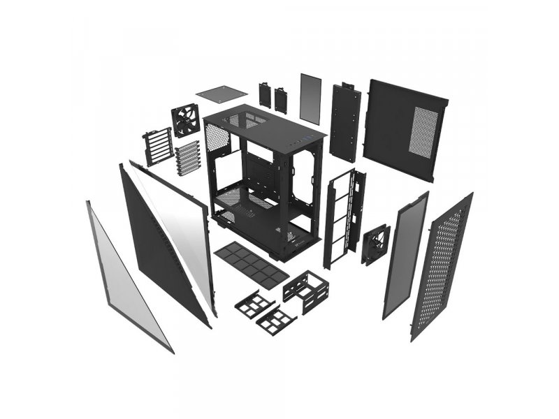 Корпус Thermaltake Divider [CA-1S2-00M1WN-02] черный