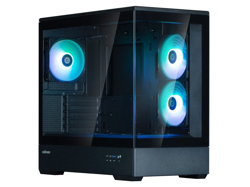 Корпус Zalman P30 V2 [P30 BLACK V2] черный