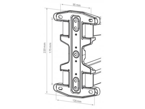 Наклонно-поворотный кронштейн Kromax ATLANTIS-45 Black Наклонно-поворотный кронштейн Kromax ATLANTIS-45 Black