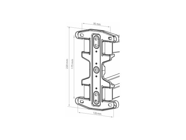 Наклонно-поворотный кронштейн Kromax ATLANTIS-45 White Наклонно-поворотный кронштейн Kromax ATLANTIS-45 White