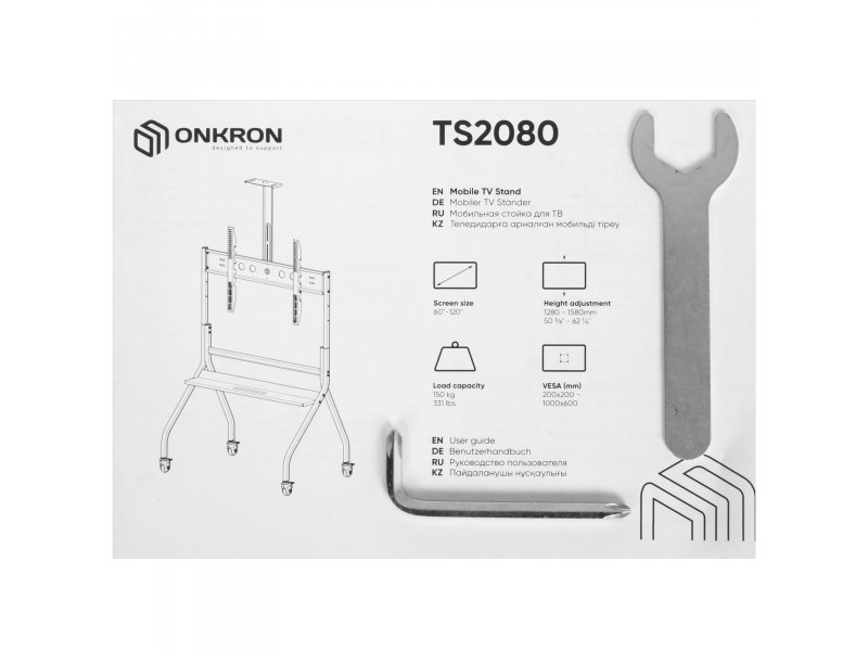 Стойка для телевизора Onkron TS2080 черный Стойка для телевизора Onkron TS2080 черный
