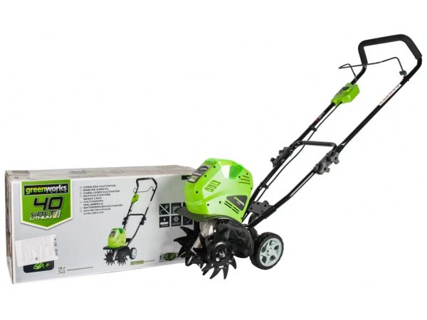 Культиватор аккумуляторный Greenworks G40TL(27087)