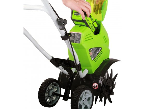 Культиватор аккумуляторный Greenworks G40TL(27087)